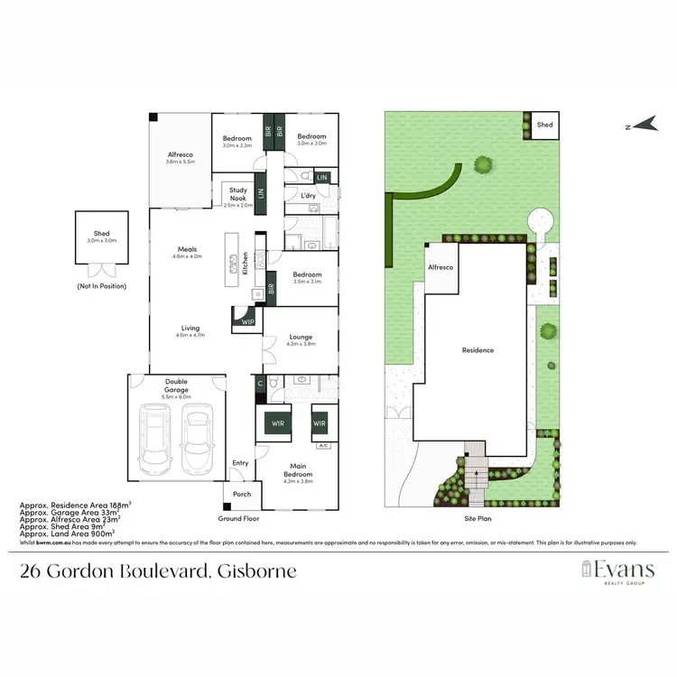 Floorplan of Homely house listing, 26 Gordon Boulevard, Gisborne VIC 3437