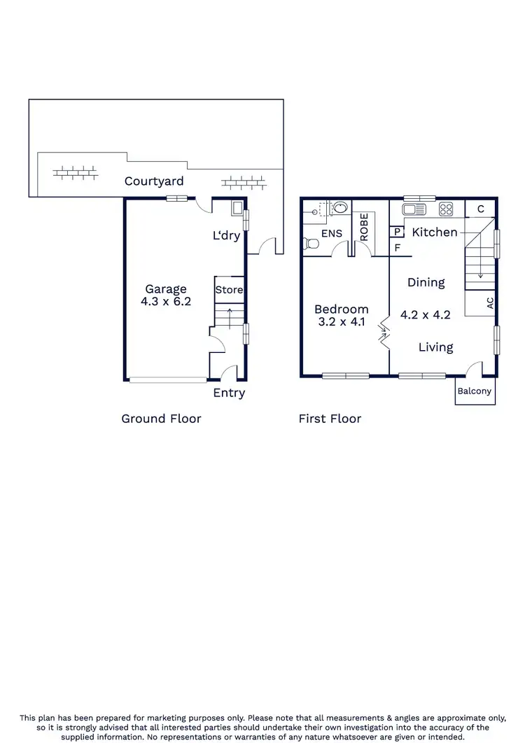 Floorplan of Homely townhouse listing, 26 Crichton Lane, Kensington VIC 3031
