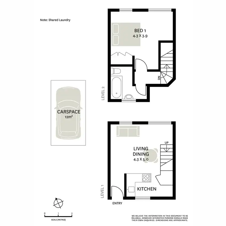 Floorplan of Homely apartment listing, 15/173 Bridge Road, Glebe NSW 2037