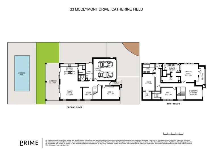 Floorplan of Homely house listing, 33 Mcclymont Drive, Catherine Field NSW 2557