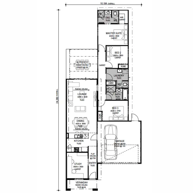 Floorplan of Homely house listing, 4 Ausfeld Street, Banksia Grove WA 6031