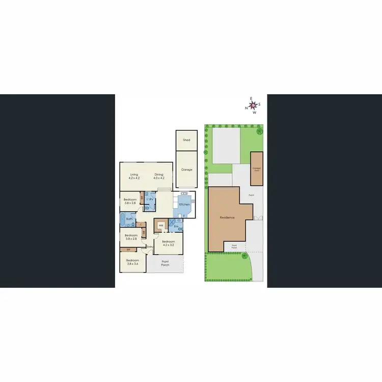 Floorplan of Homely house listing, 10 Connell Street, Glenroy VIC 3046