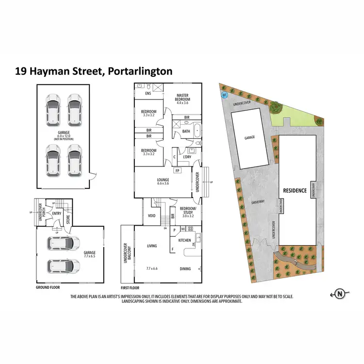 Floorplan of Homely house listing, 19 Hayman Street, Portarlington VIC 3223