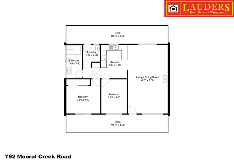 Floorplan of Homely rural property listing, 792 Mooral Creek Road, Strathcedar NSW 2429