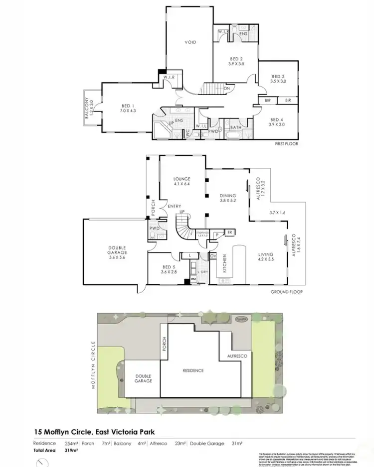 Floorplan of Homely house listing, 15 Mofflyn Circle, East Victoria Park WA 6101