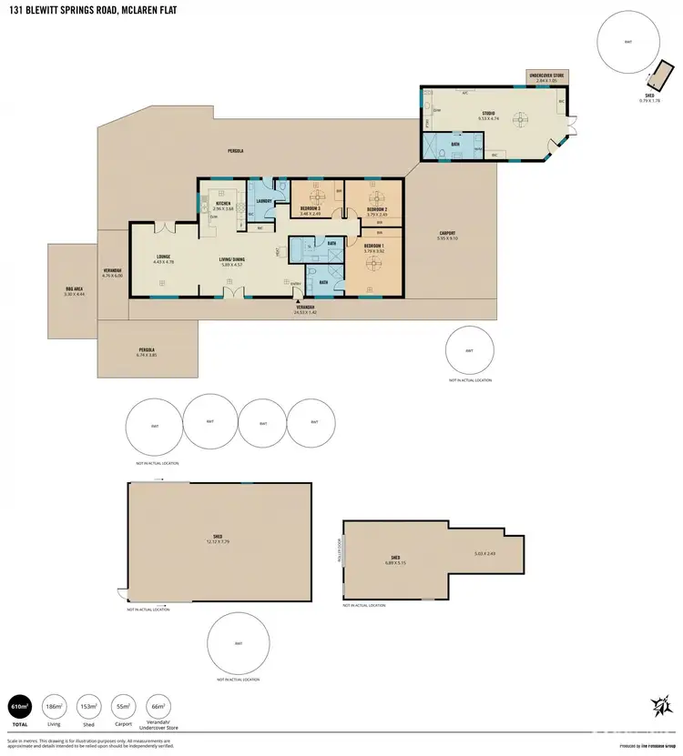 Floorplan of Homely rural property listing, 131 Blewitt Springs Road, Mclaren Flat SA 5171