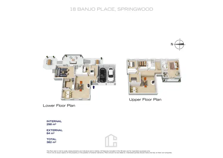 Floorplan of Homely house listing, 18 Banjo Place, Springwood NSW 2777