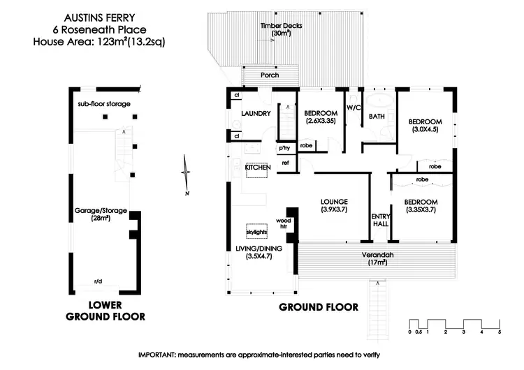Floorplan of Homely house listing, 6 Roseneath Place, Austins Ferry TAS 7011