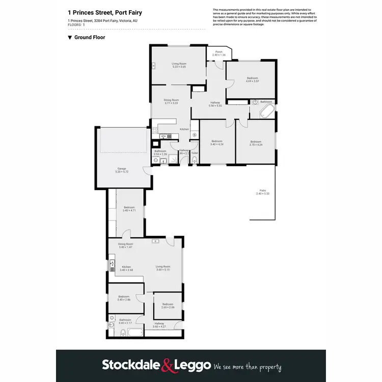 Floorplan of Homely house listing, 1 Princes Street, Port Fairy VIC 3284