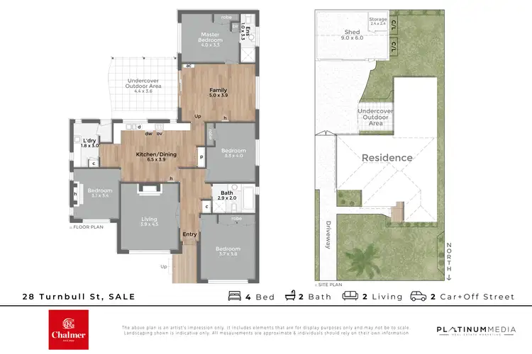Floorplan of Homely house listing, 28 Turnbull Street, Sale VIC 3850