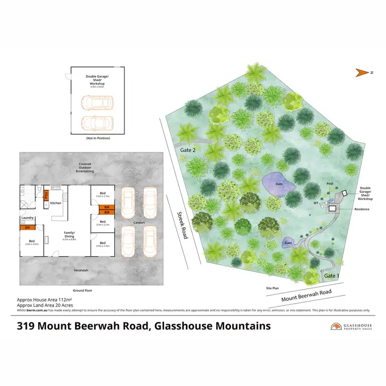 Floorplan of Homely rural property listing, 319 Mount Beerwah Road, Glass House Mountains QLD 4518