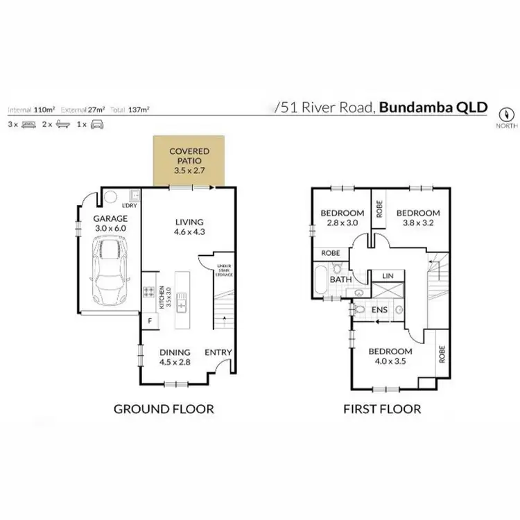 Floorplan of Homely house listing, 108/51 River Road, Bundamba QLD 4304