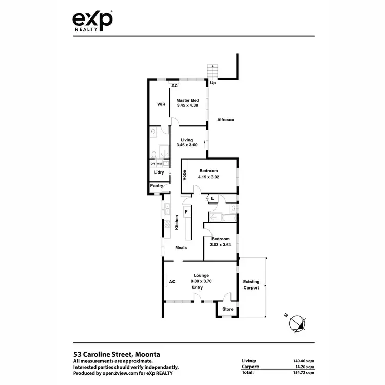 Floorplan of Homely house listing, 53 Caroline Street, Moonta SA 5558