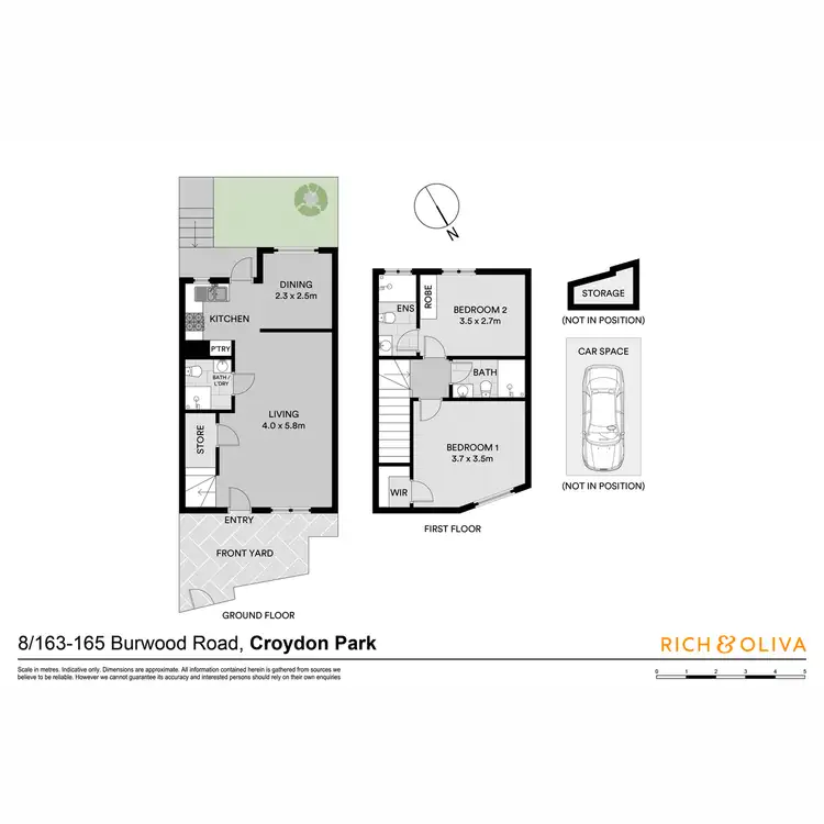 Floorplan of Homely townhouse listing, 8/163-165 Burwood Road, Croydon Park NSW 2133