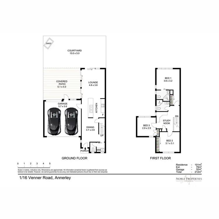 Floorplan of Homely townhouse listing, 1/16 Venner Road, Annerley QLD 4103