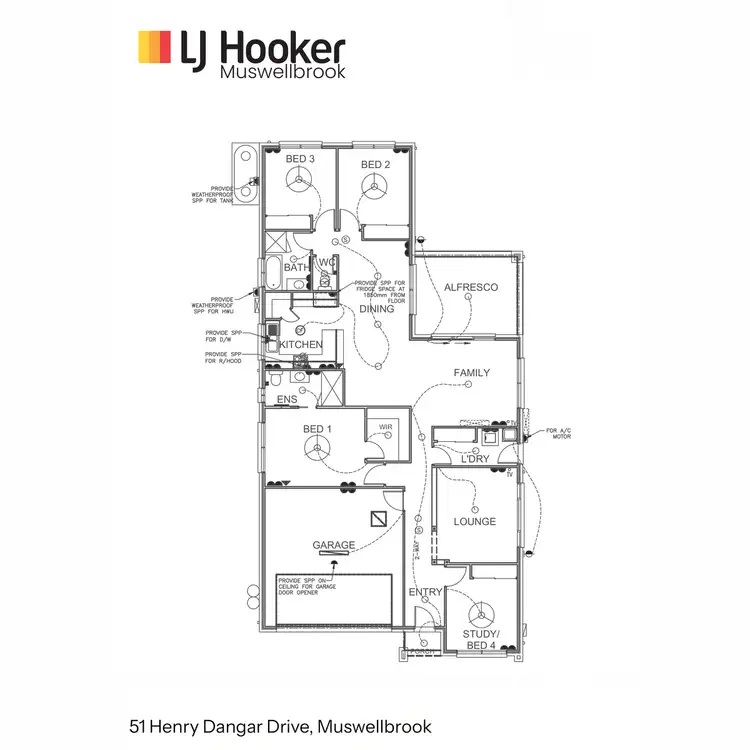 Floorplan of Homely house listing, 51 Henry Dangar Drive, Muswellbrook NSW 2333
