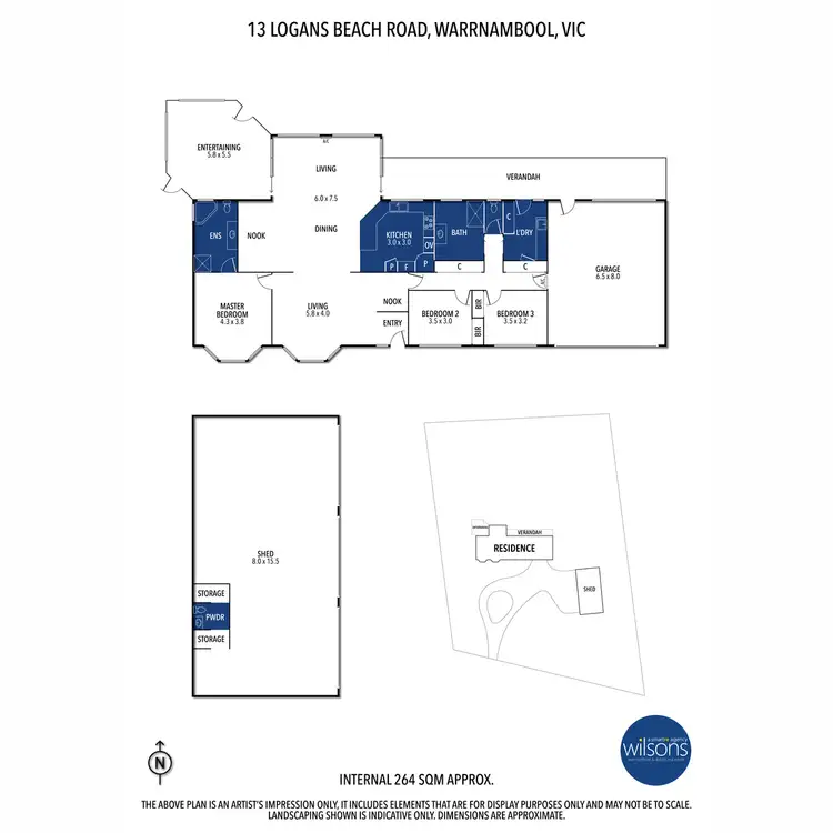 Floorplan of Homely house listing, 13 Logans Beach Road, Warrnambool VIC 3280