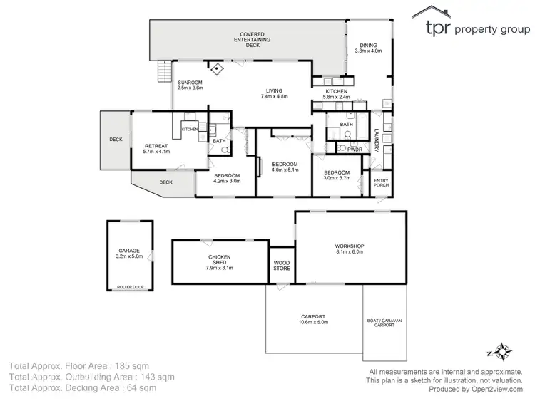 Floorplan of Homely house listing, 10 Smiths Road, Surges Bay TAS 7116