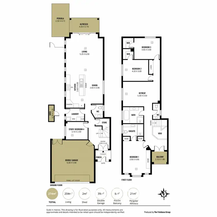 Floorplan of Homely townhouse listing, 8B Trewren Avenue, Rostrevor SA 5073