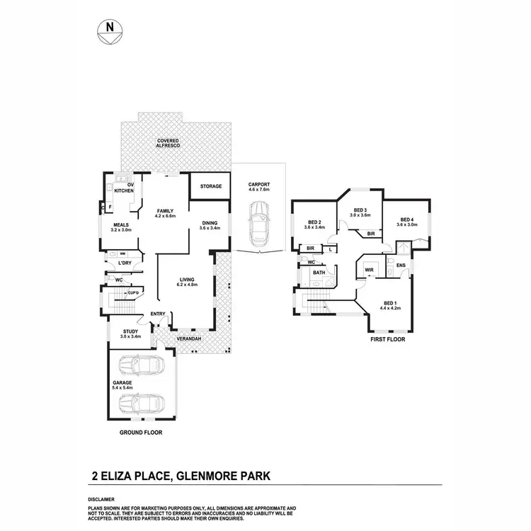 Floorplan of Homely house listing, 2 Eliza Place, Glenmore Park NSW 2745