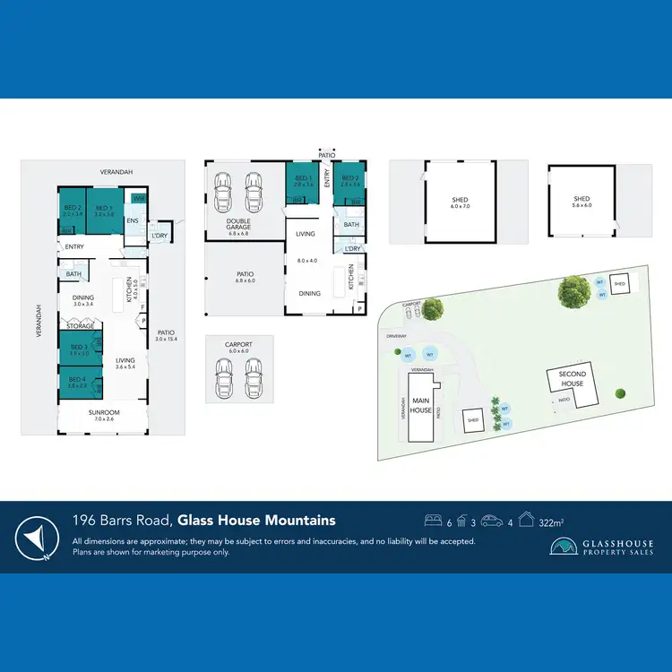 Floorplan of Homely house listing, 196 Barrs Road, Glass House Mountains QLD 4518