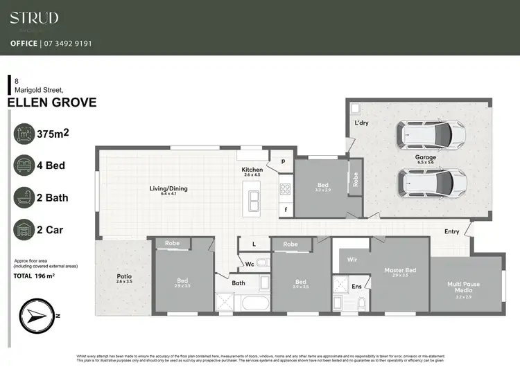 Floorplan of Homely house listing, 8 Marigold Street, Ellen Grove QLD 4078