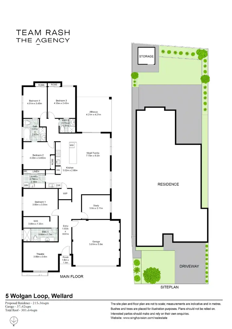 Floorplan of Homely house listing, 5 Wolgan Loop, Wellard WA 6170