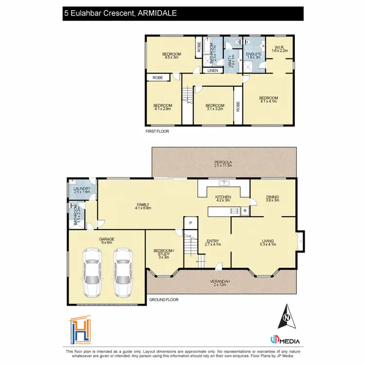 Floorplan of Homely house listing, 5 Eulahbar Crescent, Armidale NSW 2350