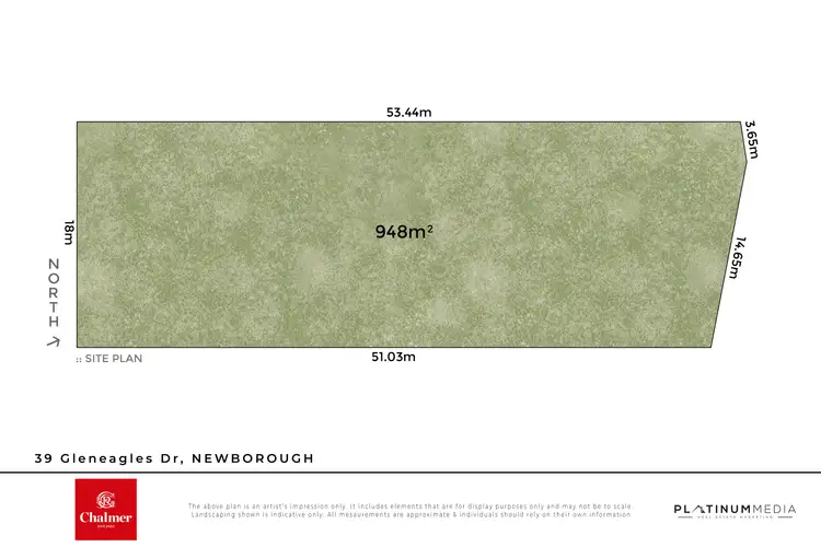 Floorplan of Homely land listing, 39 Gleneagles Drive, Newborough VIC 3825
