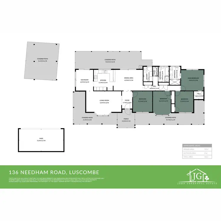 Floorplan of Homely rural property listing, 136 Needham Road, Luscombe QLD 4207