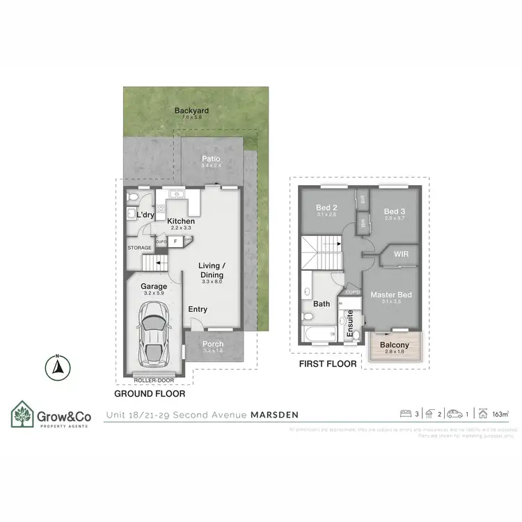 Floorplan of Homely townhouse listing, 18/21-29 Second Avenue, Marsden QLD 4132