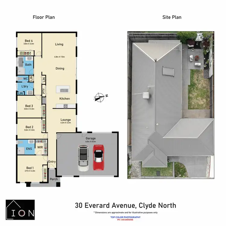 Floorplan of Homely house listing, 30 Everard Avenue, Clyde North VIC 3978