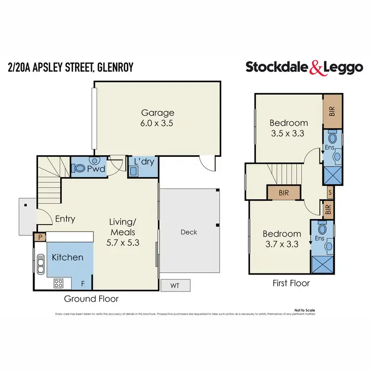 Floorplan of Homely townhouse listing, 2/20A Apsley Street, Glenroy VIC 3046