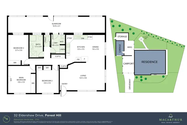 Floorplan of Homely house listing, 32 Eldershaw Drive, Forest Hill NSW 2651