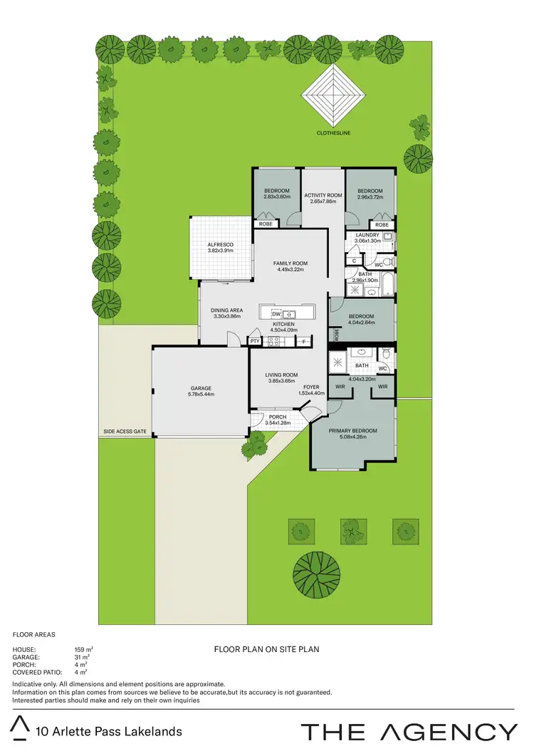 Floorplan of Homely house listing, 10 Arlette Pass, Lakelands WA 6180