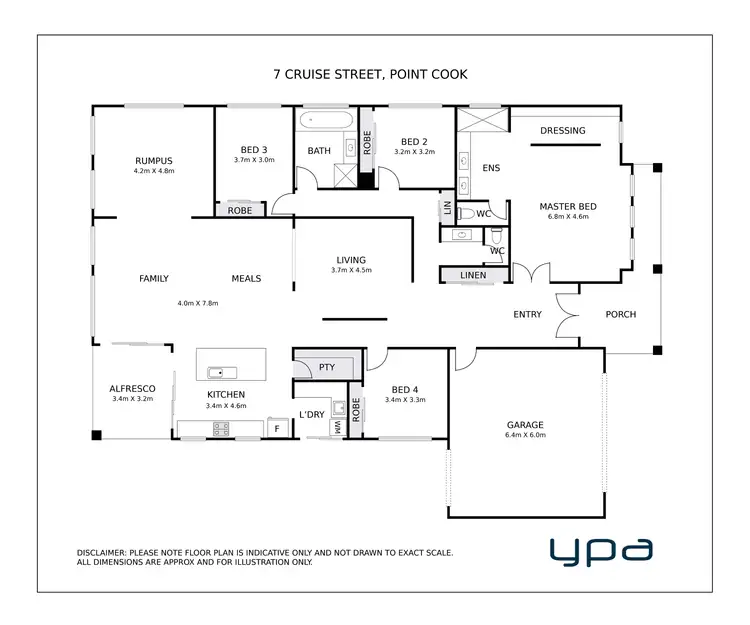 Floorplan of Homely house listing, 7 Cruise Street, Point Cook VIC 3030