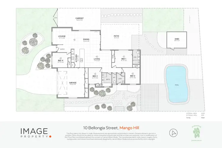 Floorplan of Homely house listing, 10 Bellongia Street, Mango Hill QLD 4509