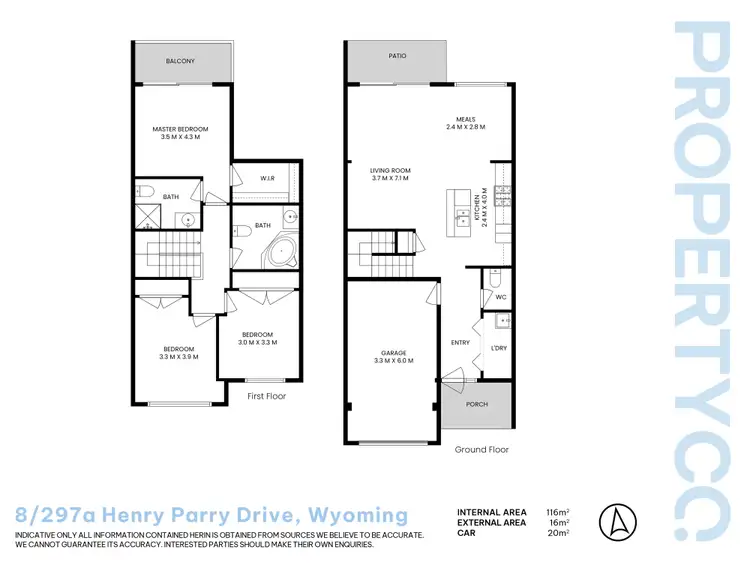 Floorplan of Homely townhouse listing, 8/297a Henry Parry Drive, Wyoming NSW 2250