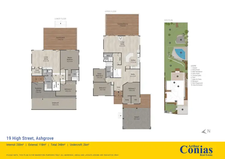 Floorplan of Homely house listing, 19 High Street, Ashgrove QLD 4060