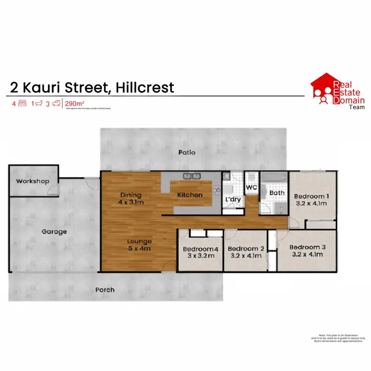 Floorplan of Homely house listing, 2 Kauri Street, Hillcrest QLD 4118