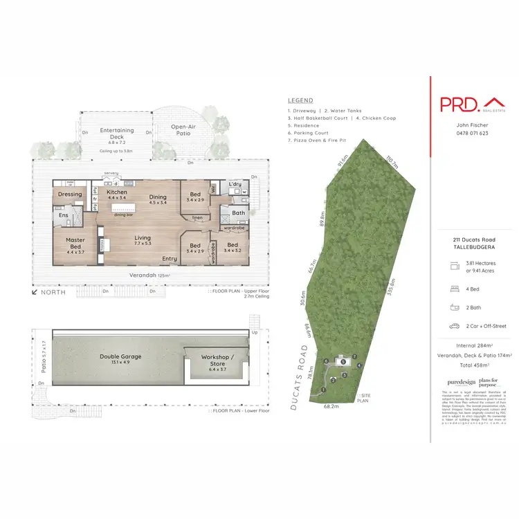 Floorplan of Homely rural property listing, 211 Ducats Road, Tallebudgera QLD 4228