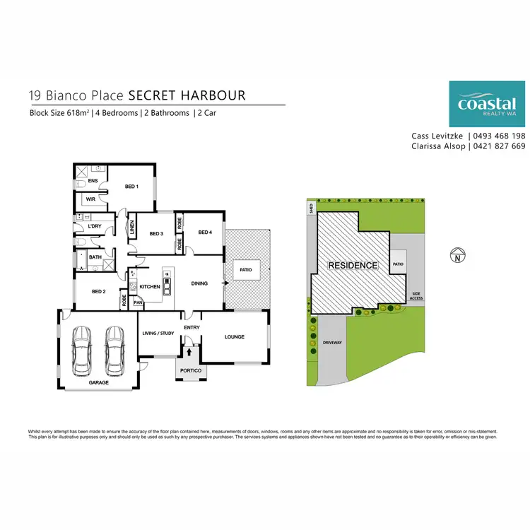 Floorplan of Homely house listing, 19 Bianco Place, Secret Harbour WA 6173