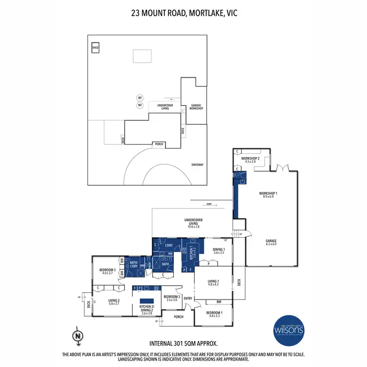 Floorplan of Homely house listing, 23 Mount Road, Mortlake VIC 3272