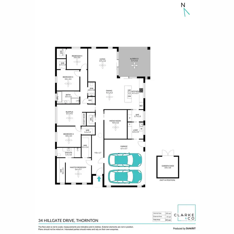 Floorplan of Homely house listing, 34 Hillgate Drive, Thornton NSW 2322