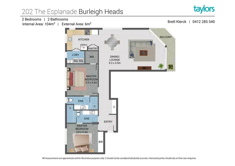 Floorplan of Homely apartment listing, 24/202 The Esplanade, Burleigh Heads QLD 4220