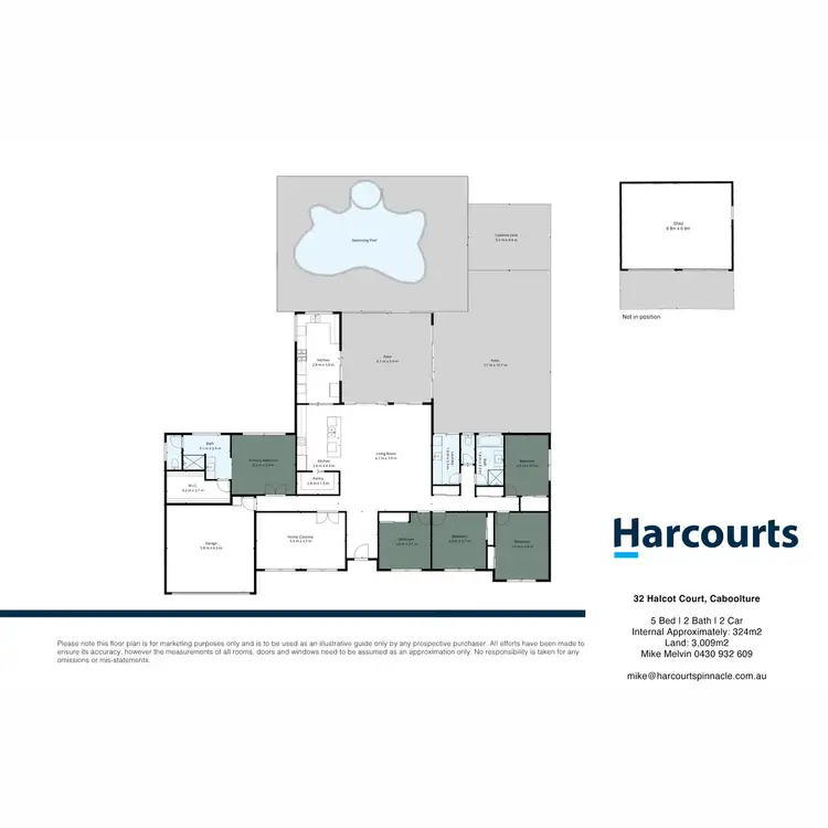Floorplan of Homely house listing, 32 Halcot Court, Caboolture QLD 4510