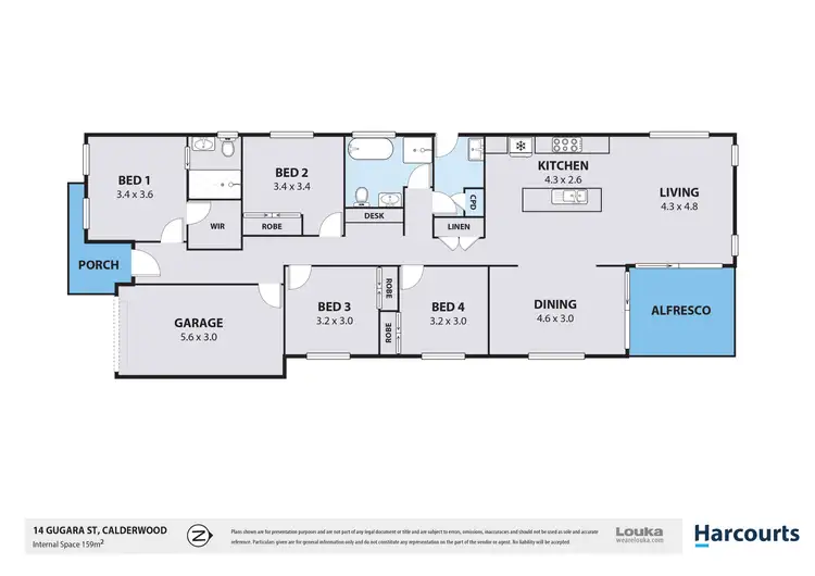 Floorplan of Homely house listing, 14 Gugara Street, Calderwood NSW 2527
