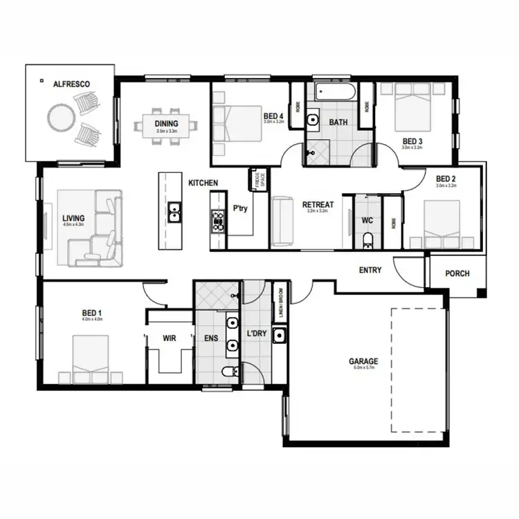 Floorplan of Homely house listing, Lot 74 New Road, Dundowran QLD 4655