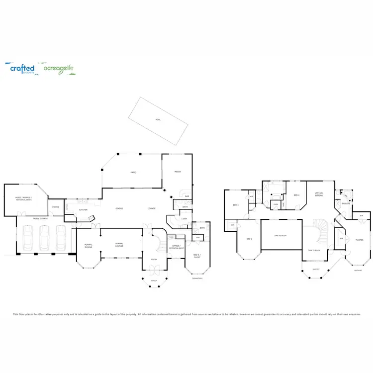 Floorplan of Homely house listing, 8 Ringtail Court, Greenbank QLD 4124