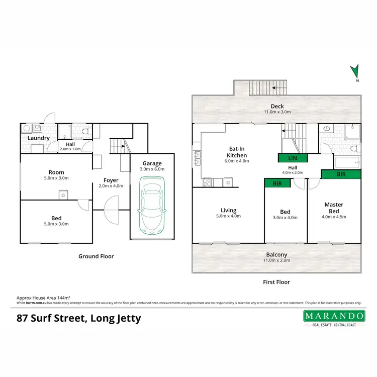 Floorplan of Homely house listing, 87 Surf Street, Long Jetty NSW 2261